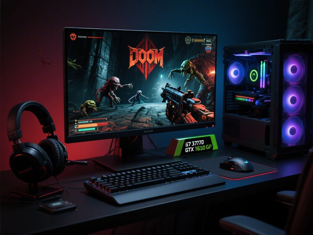 Mastering i7 3770 GTX 1650 Gameplay in Doom: The Dark Ages - Strategies Unveiled!